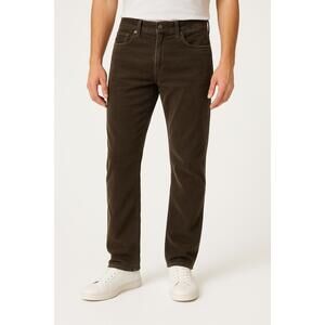 WORN‎ Jeans Mens 34x32 Brown Corduroy Five Pockets Grey Trendy